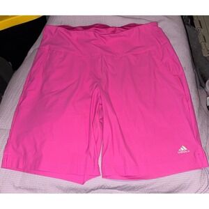 Adidas‎ Golf Women's Hot Pink Longsd Length Pull On Golf Shorts, Medium